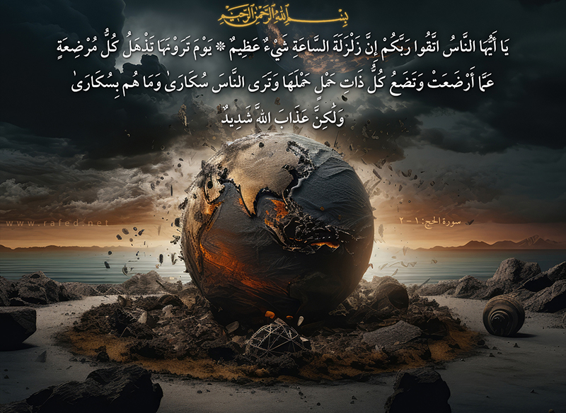 يا أيها الناس اتقوا ربكم انّ زلزلة الساعة شيء عظيم